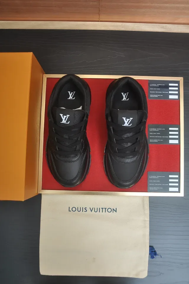 Louis Vuitton LV Trainer All-Black Lifestyle Sneakers 5