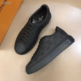 Louis Vuitton LV Trainer Todo Negro Monograma Estilo de Vida Zapatillas