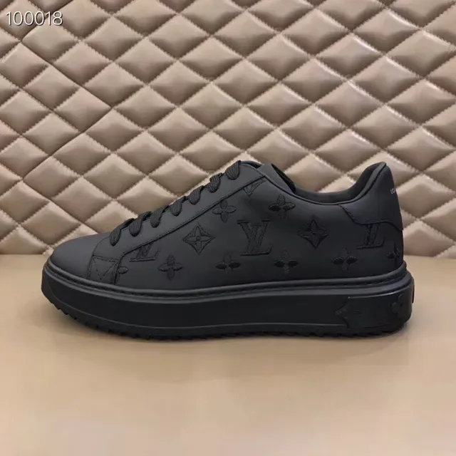 Louis Vuitton LV Trainer All-Black Monogram Lifestyle Sneakers 5