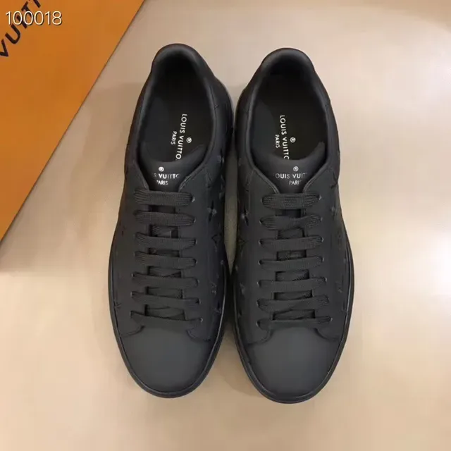 Louis Vuitton LV Trainer All-Black Monogram Lifestyle Sneakers 7
