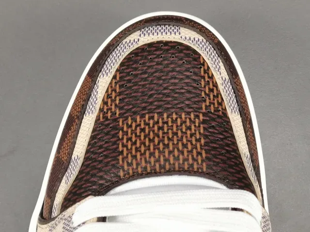 Louis Vuitton LV Trainer Brown Beige Monogram Canvas Chunky Platform Sole Lifestyle Sneakers 10