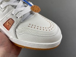 Louis Vuitton LV Trainer White and Brown Lifestyle Sneakers 2
