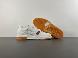 Louis Vuitton LV Trainer White and Brown Lifestyle Sneakers 12