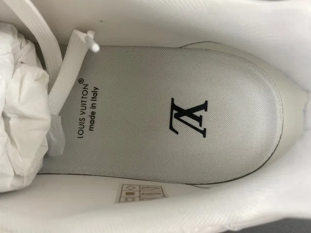 Louis Vuitton LV Trainer White Gray Monogram-Printed Chunky-Soled Lifestyle Sneakers 7