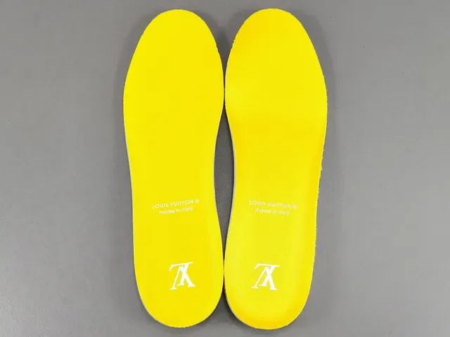 Louis Vuitton LV Trainer Yellow White Monochromatic Sculpted Multi-Layer Sole Lifestyle Sneakers 3