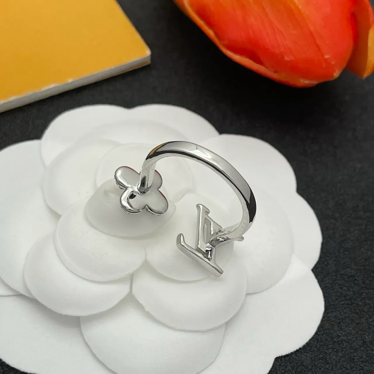 Louis Vuitton Monogram and Pavé Floral Silver-Tone Earrings 4