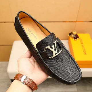 Louis Vuitton 莫诺格拉姆帆布金扣乐福鞋
