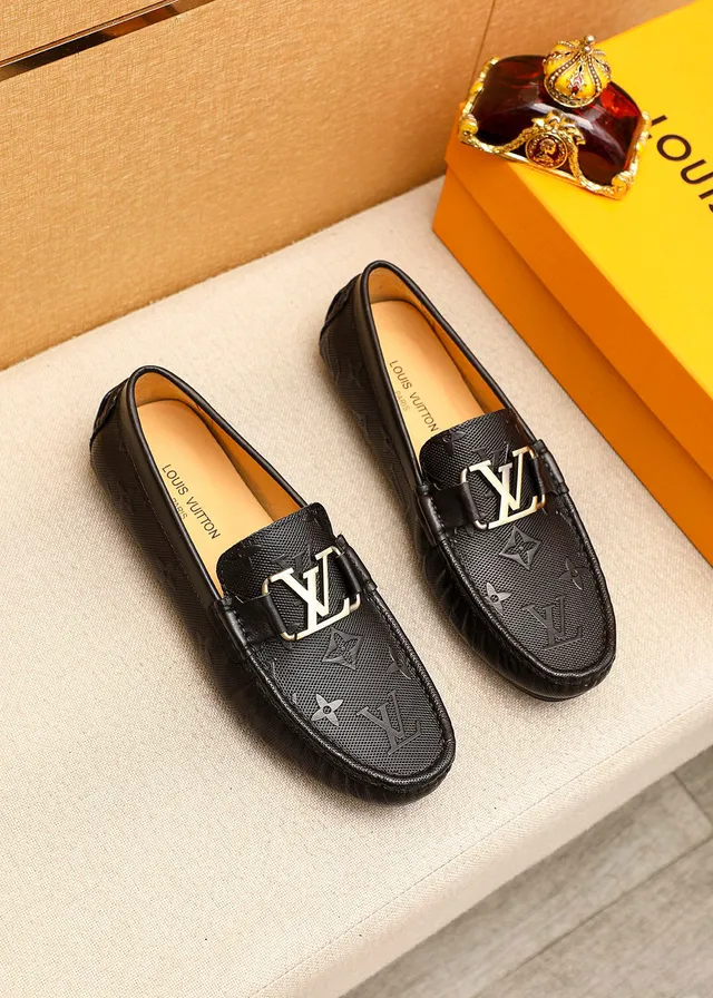 Louis Vuitton Monogram Canvas Gold Buckle Loafer 2