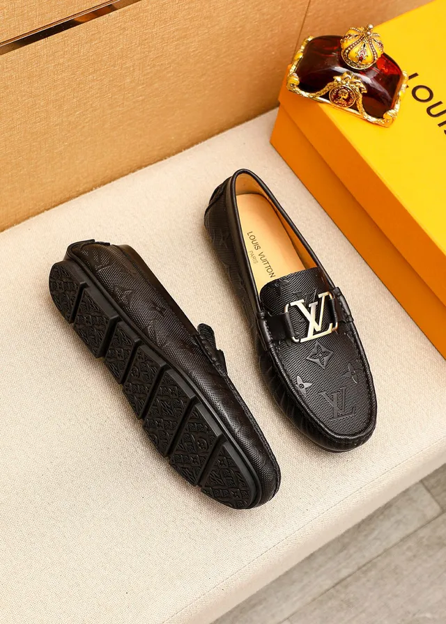 Louis Vuitton Monogram Canvas Gold Buckle Loafer 3