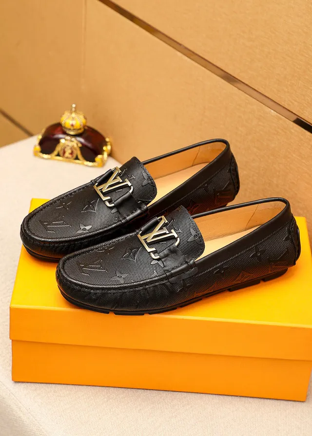 Louis Vuitton Monogram Canvas Gold Buckle Loafer 4