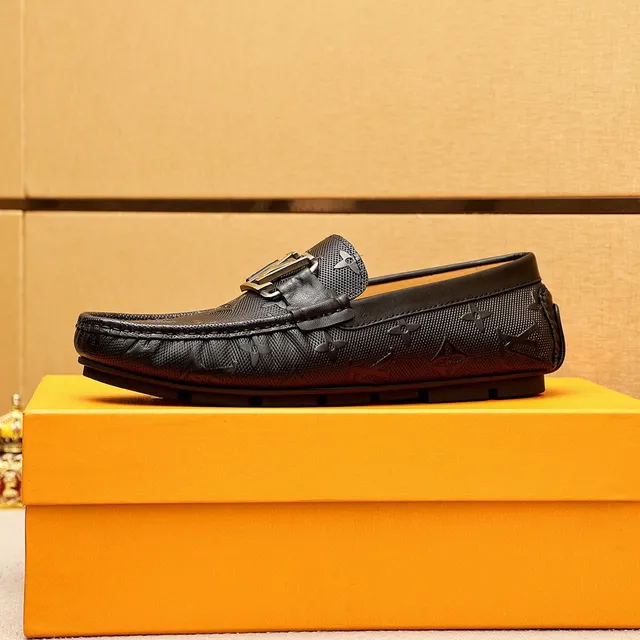 Louis Vuitton Monogram Canvas Gold Buckle Loafer 5
