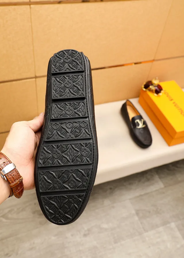 Louis Vuitton Monogram Canvas Gold Buckle Loafer 9