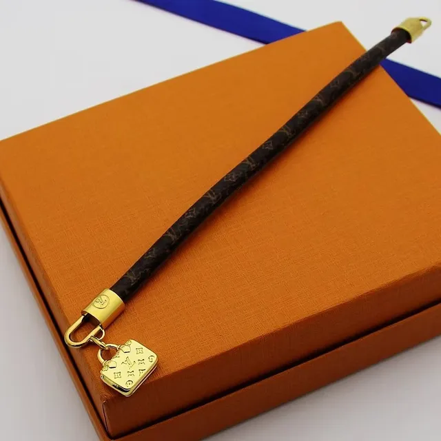 Louis Vuitton Monogram Canvas Gold-Tone Mini Bag Charm Bracelet 4