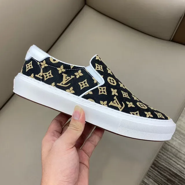 Louis Vuitton Monogram Canvas Slip-On Lifestyle Sneakers 5