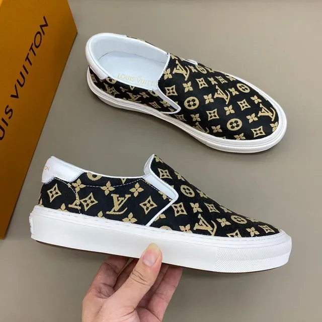 Louis Vuitton Monogram Canvas Slip-On Lifestyle Sneakers 6