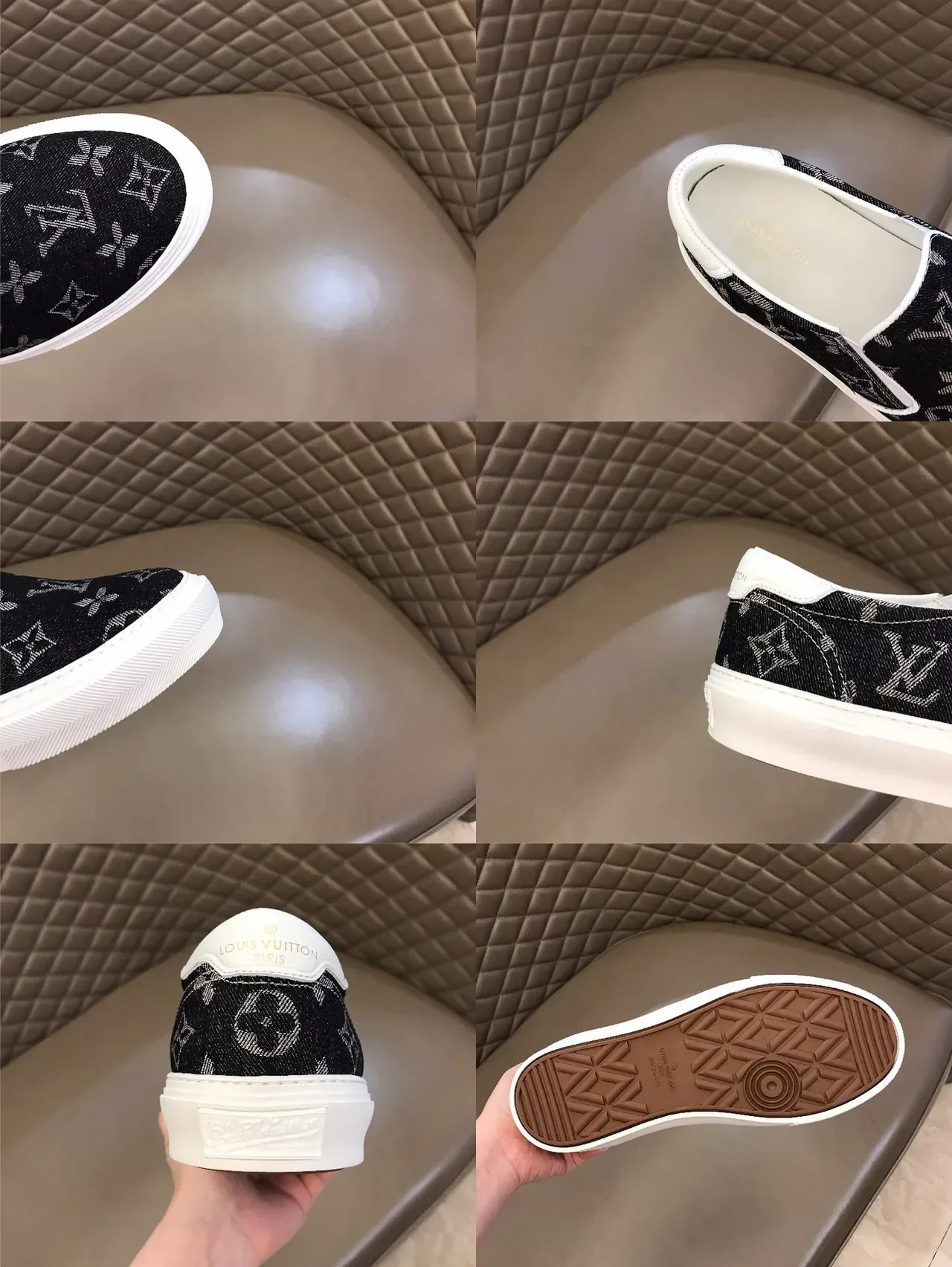 Louis Vuitton Monogram Canvas Slip-On Lifestyle Sneakers 2