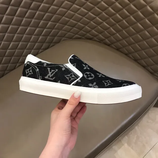 Louis Vuitton Monogram Canvas Slip-On Lifestyle Sneakers 4