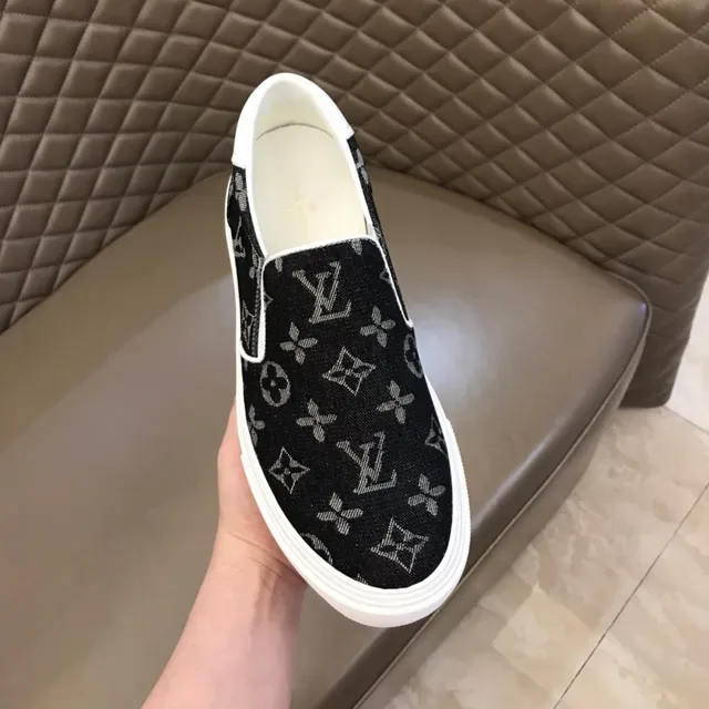 Louis Vuitton Monogram Canvas Slip-On Lifestyle Sneakers 5