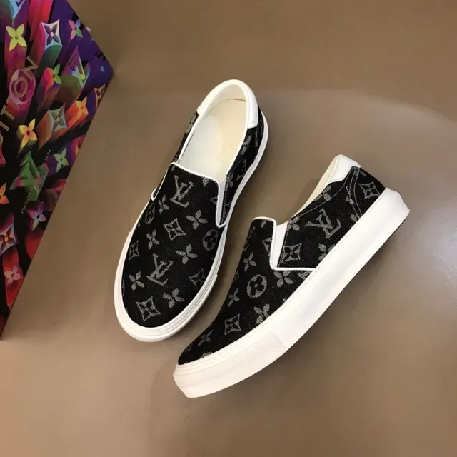 Louis Vuitton Monogram Canvas Slip-On Lifestyle Sneakers 8