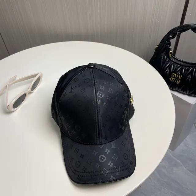 Louis Vuitton Monogram-Coated Baseball Cap 6