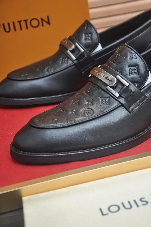 Louis Vuitton Monogram-Embossed Double Monk Strap Loafers 2