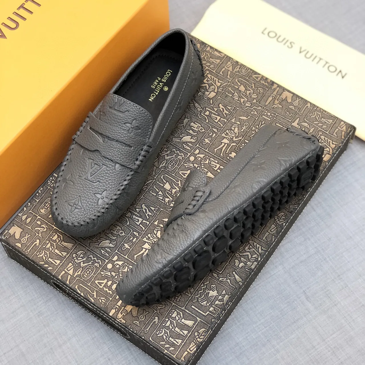 Louis Vuitton Monogram Embossed Leather Loafer 4
