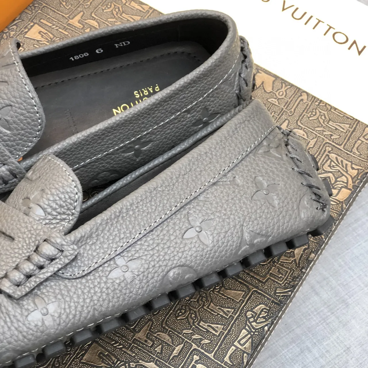 Louis Vuitton Monogram Embossed Leather Loafer 5