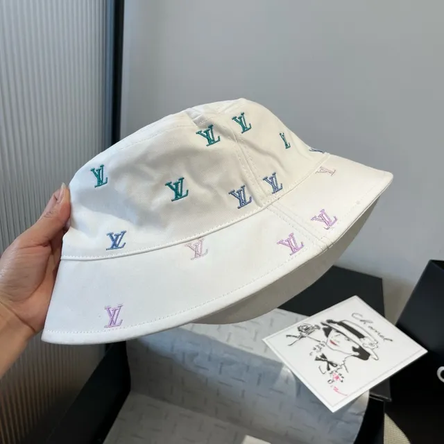 Louis Vuitton Monogram Embroidered Multi-Color Bucket Hat 4