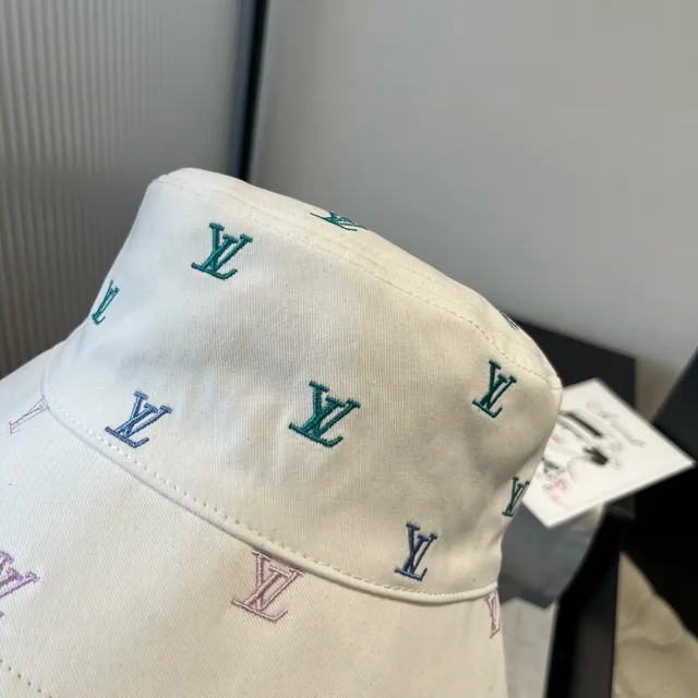 Louis Vuitton Monogram Embroidered Multi-Color Bucket Hat 8