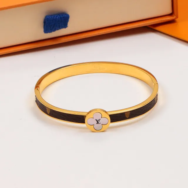 Louis Vuitton Monogram Flower Bangle Bracelets 2