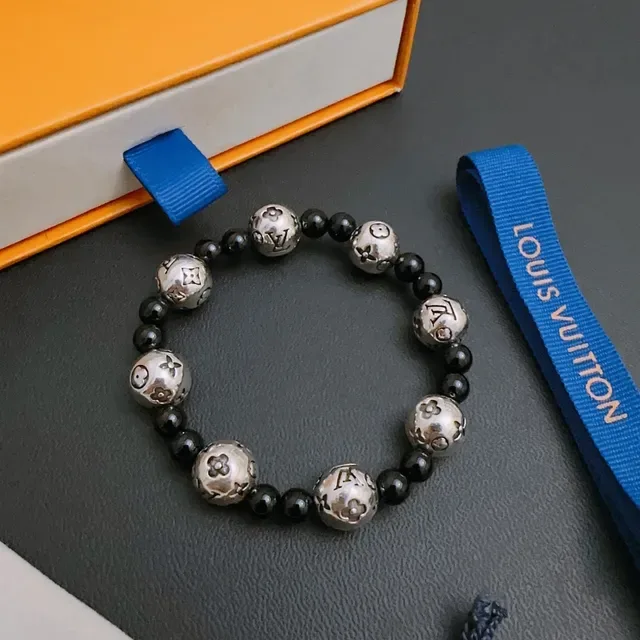 Louis Vuitton Monogram Flower Beaded Bracelet 6