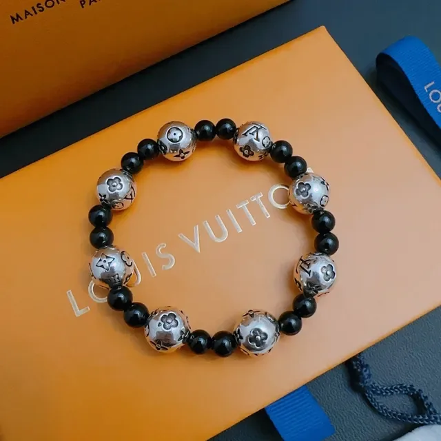 Louis Vuitton Monogram Flower Beaded Bracelet 9