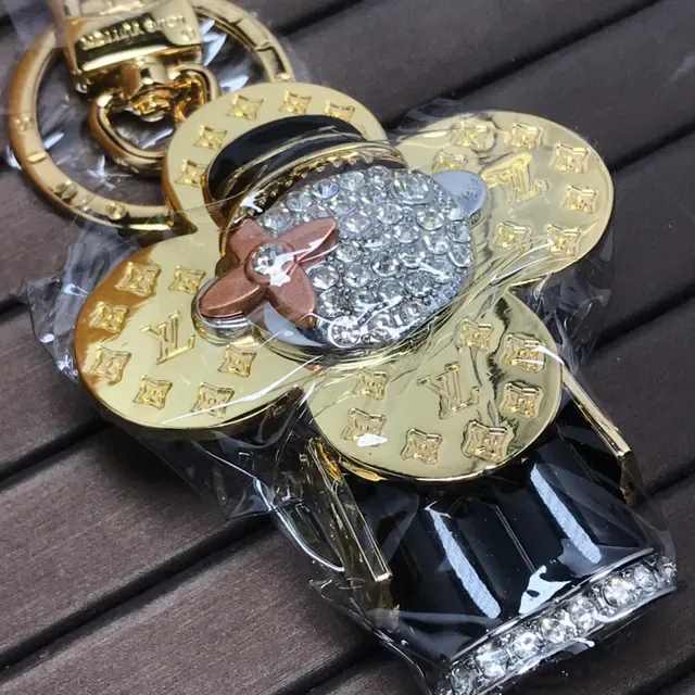 Louis Vuitton Monogram Flower Black Gold Clover-Shaped Crystal-Embellished Tote Bag 2