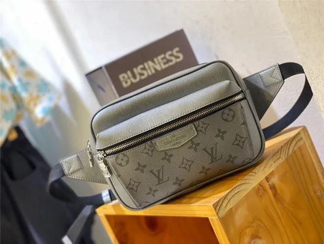 Louis Vuitton Monogram Gray Fashion Belt Bag 2
