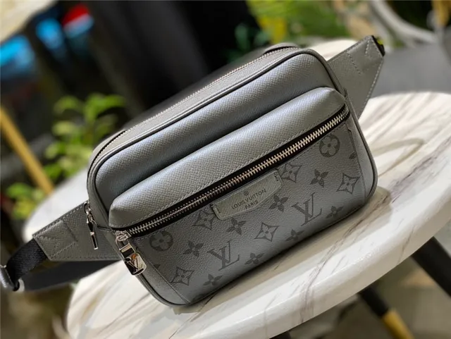 Louis Vuitton Monogram Gray Fashion Belt Bag 10