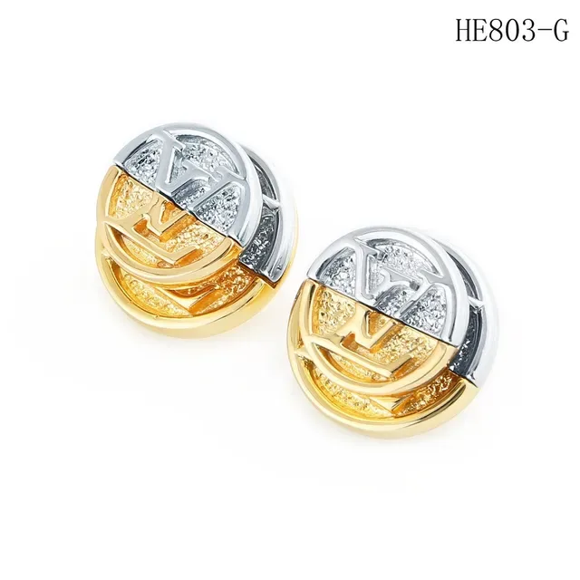 Louis Vuitton Monogram Ring Gold Silver Circular Stacked Rings Ring 2