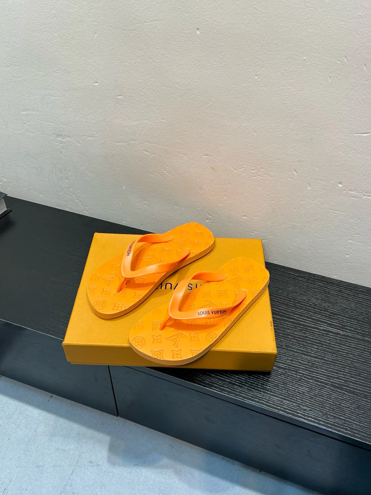 Louis Vuitton Monogram Rubber Flip-Flop Slippers 3