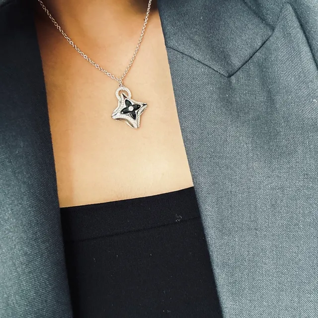 Louis Vuitton Monogram Star Pavé Necklace 9