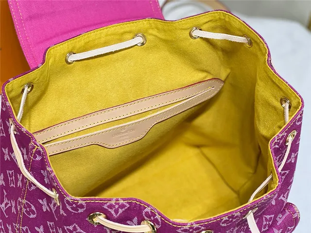 Louis Vuitton Montsouris Monogram Canvas Purple Casual Backpack 3