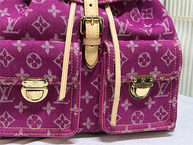 Louis Vuitton Montsouris Monogram Canvas Purple Casual Backpack 7