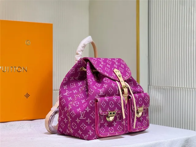 Louis Vuitton Montsouris Monogram Canvas Purple Casual Backpack 9