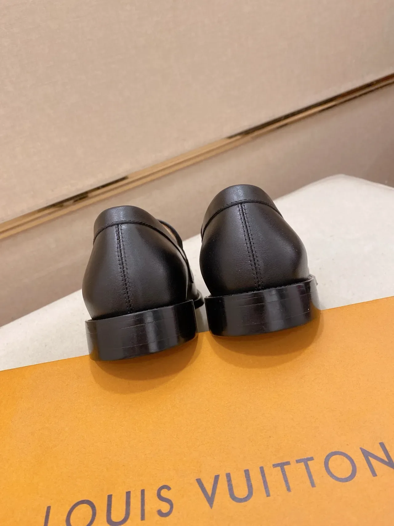 Louis Vuitton Penny Loafer Black Leather Loafers 3