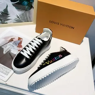 Louis Vuitton Run Away Negro y Arcoíris Logo Zapatillas Lifestyle