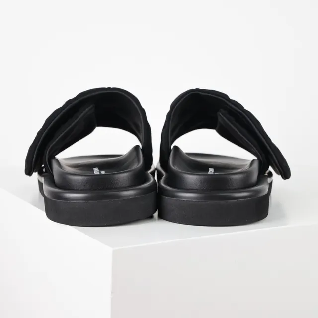 Louis Vuitton Run Away Black Monogram Slippers 8