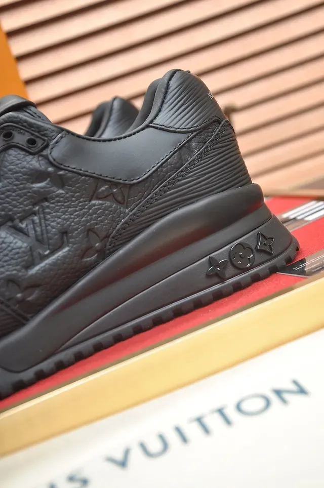 Louis Vuitton Run Away Monochrome Black Lifestyle Sneakers 2