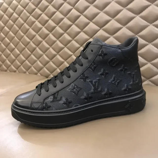 Louis Vuitton Run Away Monogram Black Lifestyle Sneakers 4