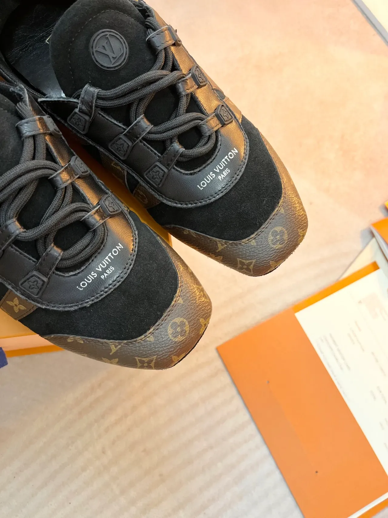 Louis Vuitton Run Away Monogram Canvas and Leather Lifestyle Sneakers 3
