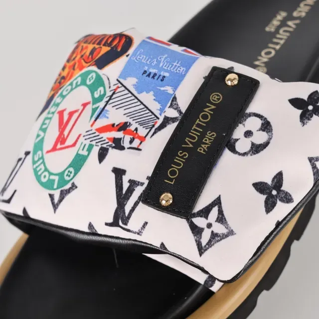 Louis Vuitton Run Away Monogram Slide Slippers 6