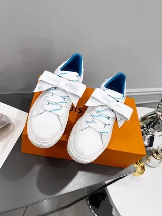 Louis Vuitton Run Away White and Blue Lifestyle Sneakers 2
