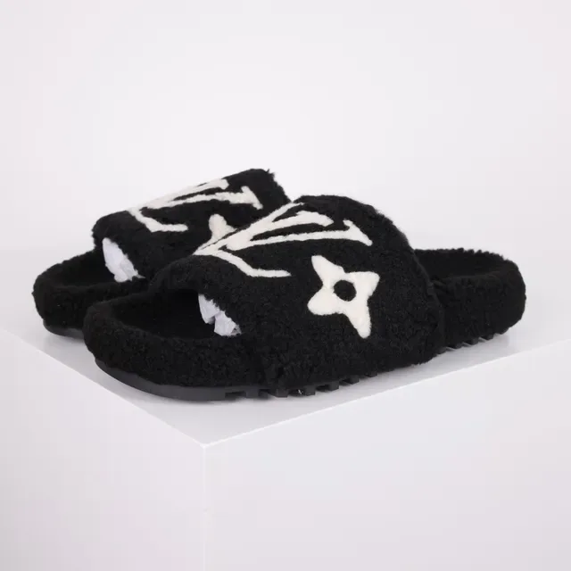 Louis Vuitton Shearling Monogram Star Slipper 2